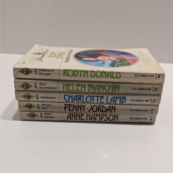 Harlequin Presents Romance Book Lot (5 Paperback) – Retribution, Bitter Harvest - Picture 1 of 8
